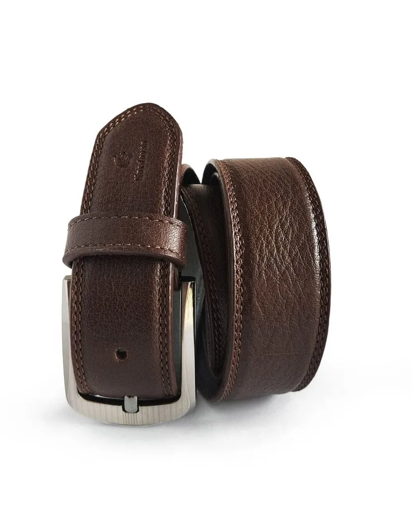 leather belt brown